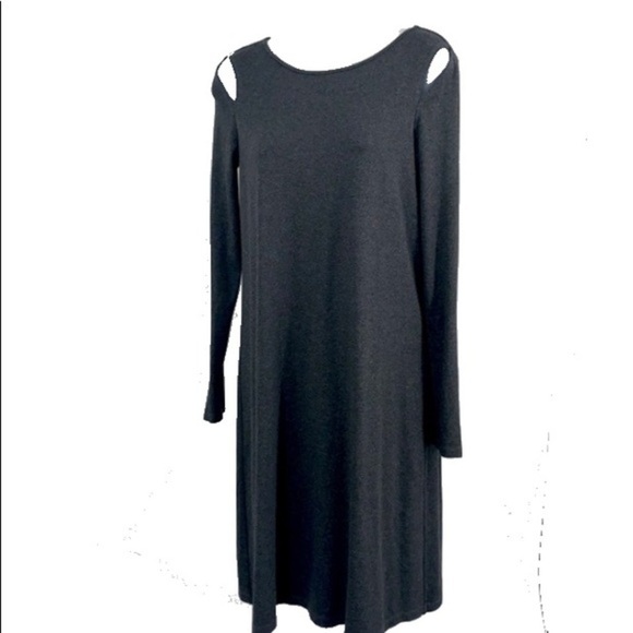 Marie Hell Grey Perk a Boo Sleeve Tee Shirt Dress.Size Small. - Picture 7 of 10